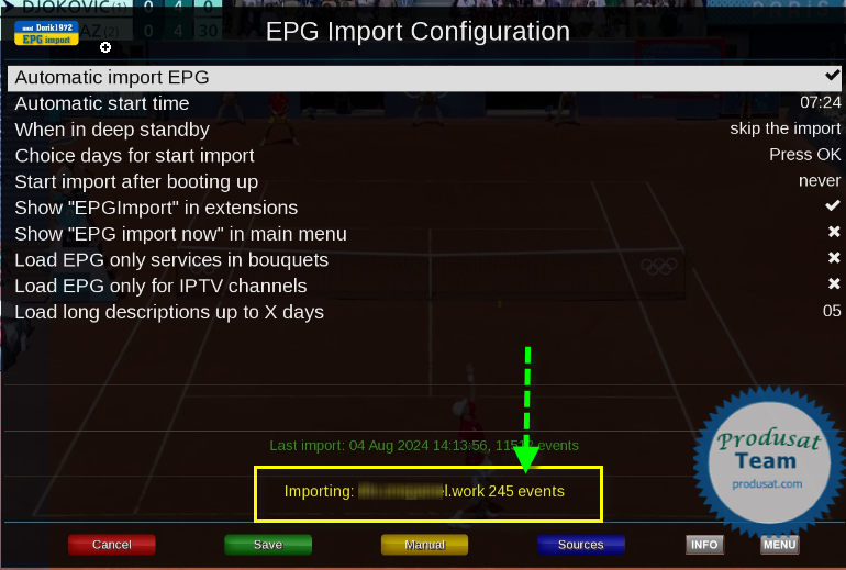 EPG in enigma2 how to configure